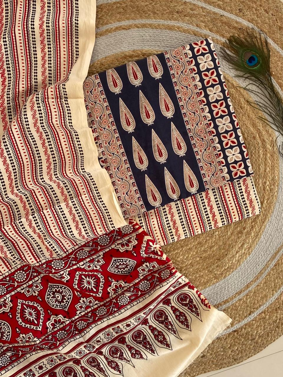 Ajrakh Suit