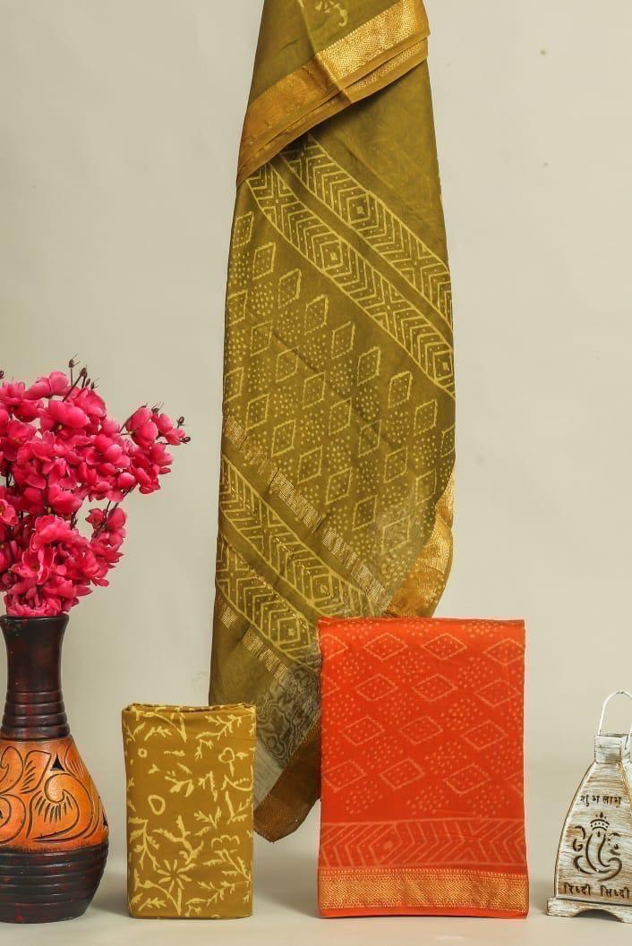 Maheshwari Silk Suit