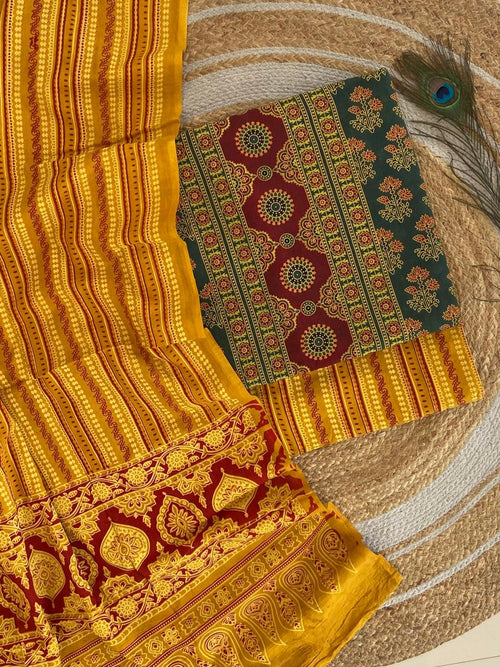 Ajrakh  Suit