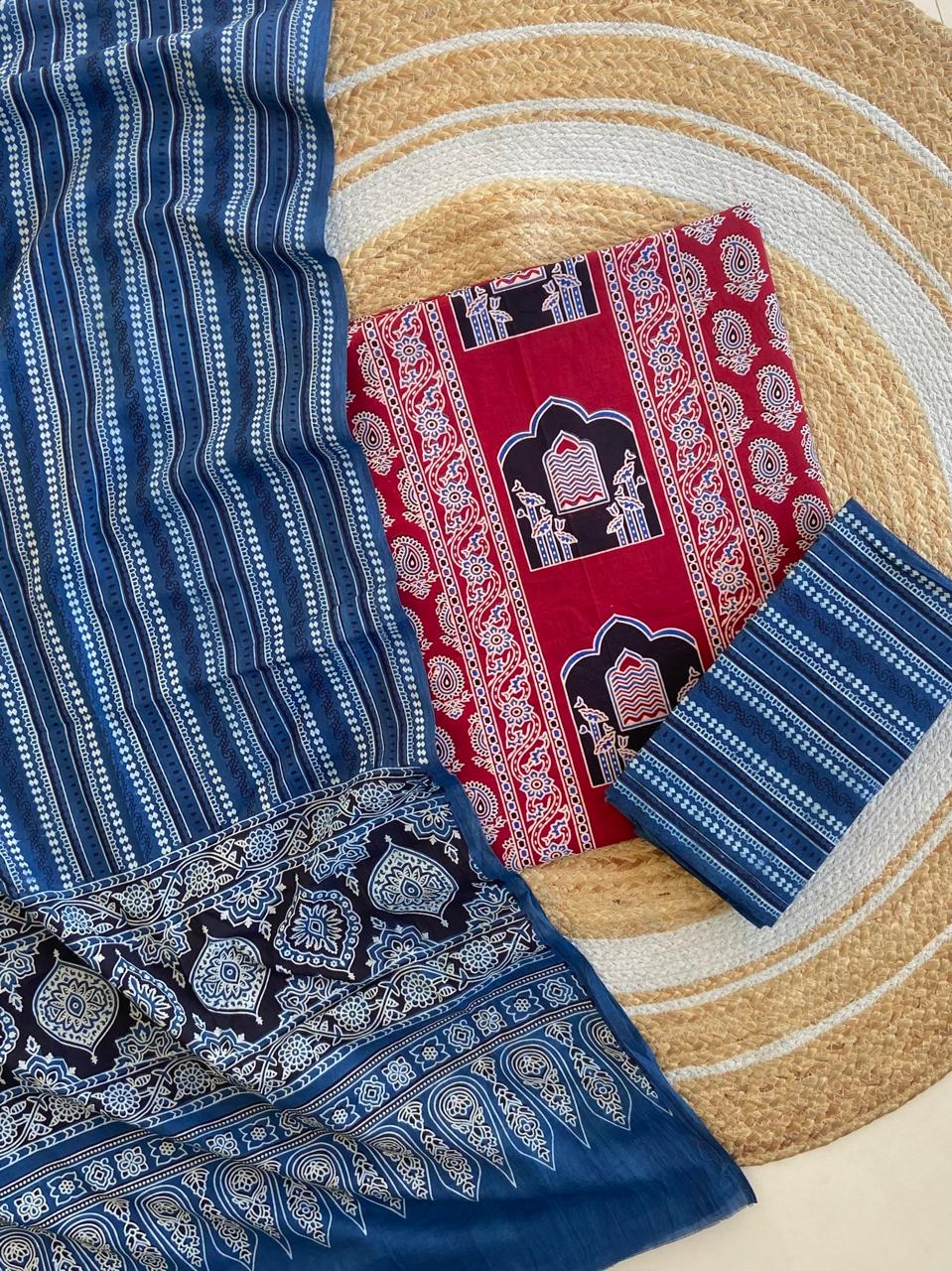 Ajrakh Suit