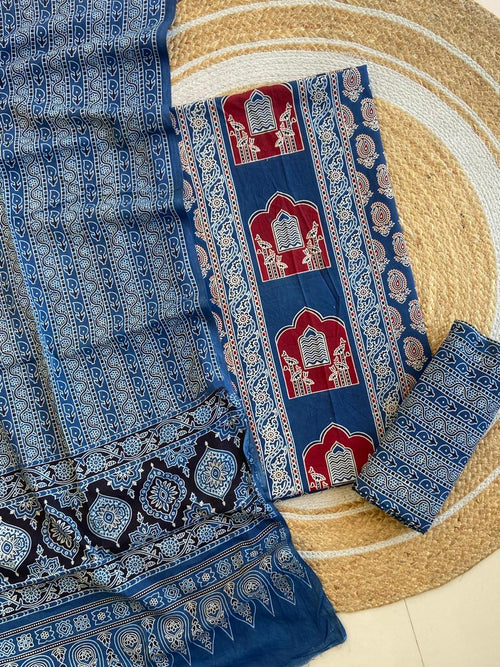 Ajrakh  Suit