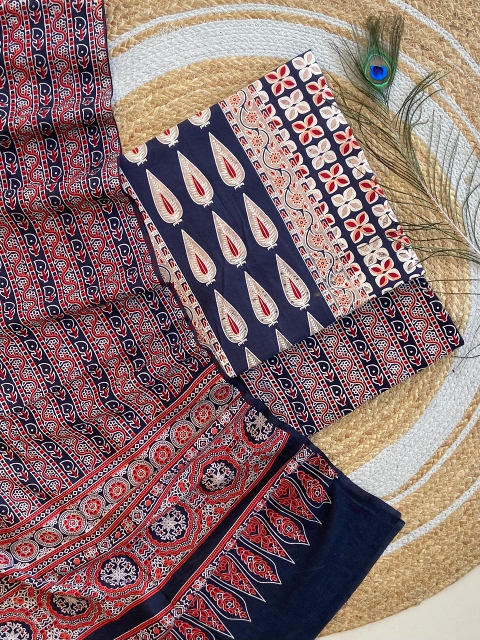 Ajrakh Suit