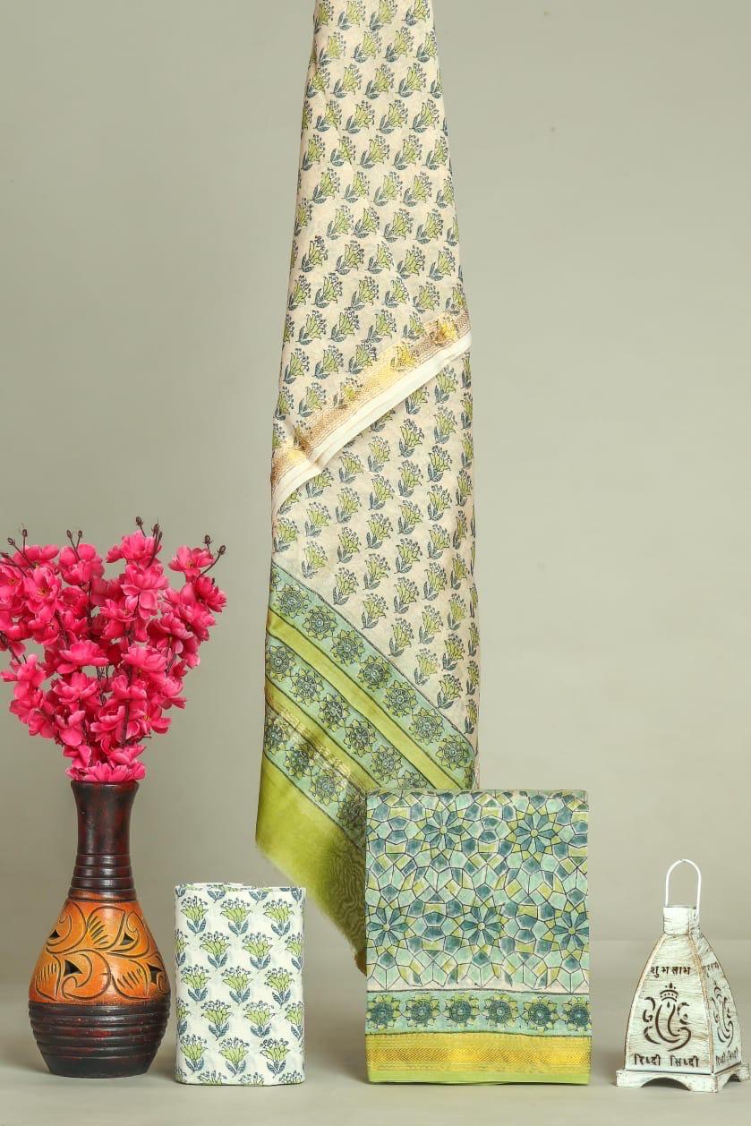 Maheshwari Silk Suit