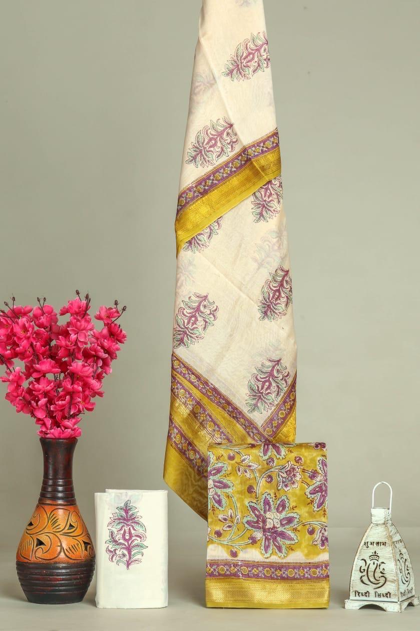 Maheshwari Silk Suit