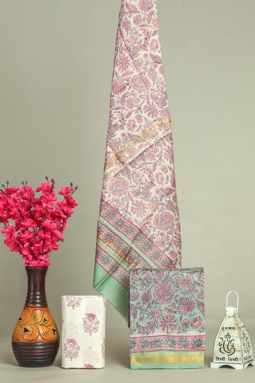 Maheshwari Silk Suit