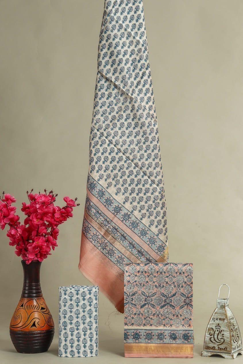Maheshwari Silk Suit