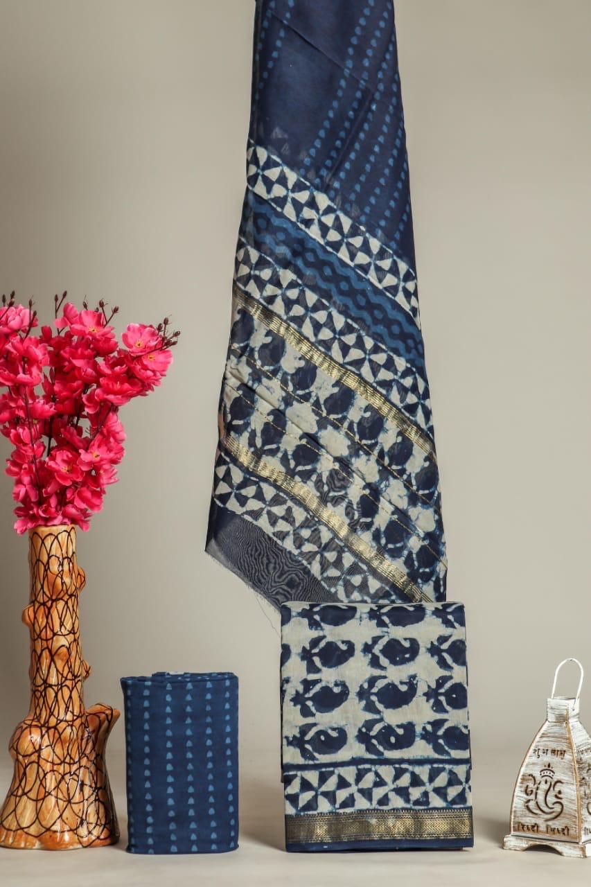 Maheshwari Silk Suit