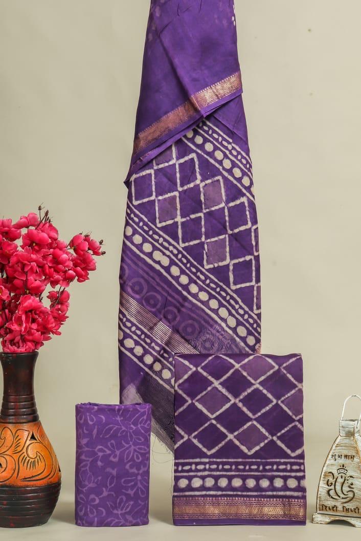 Maheshwari Silk Suit