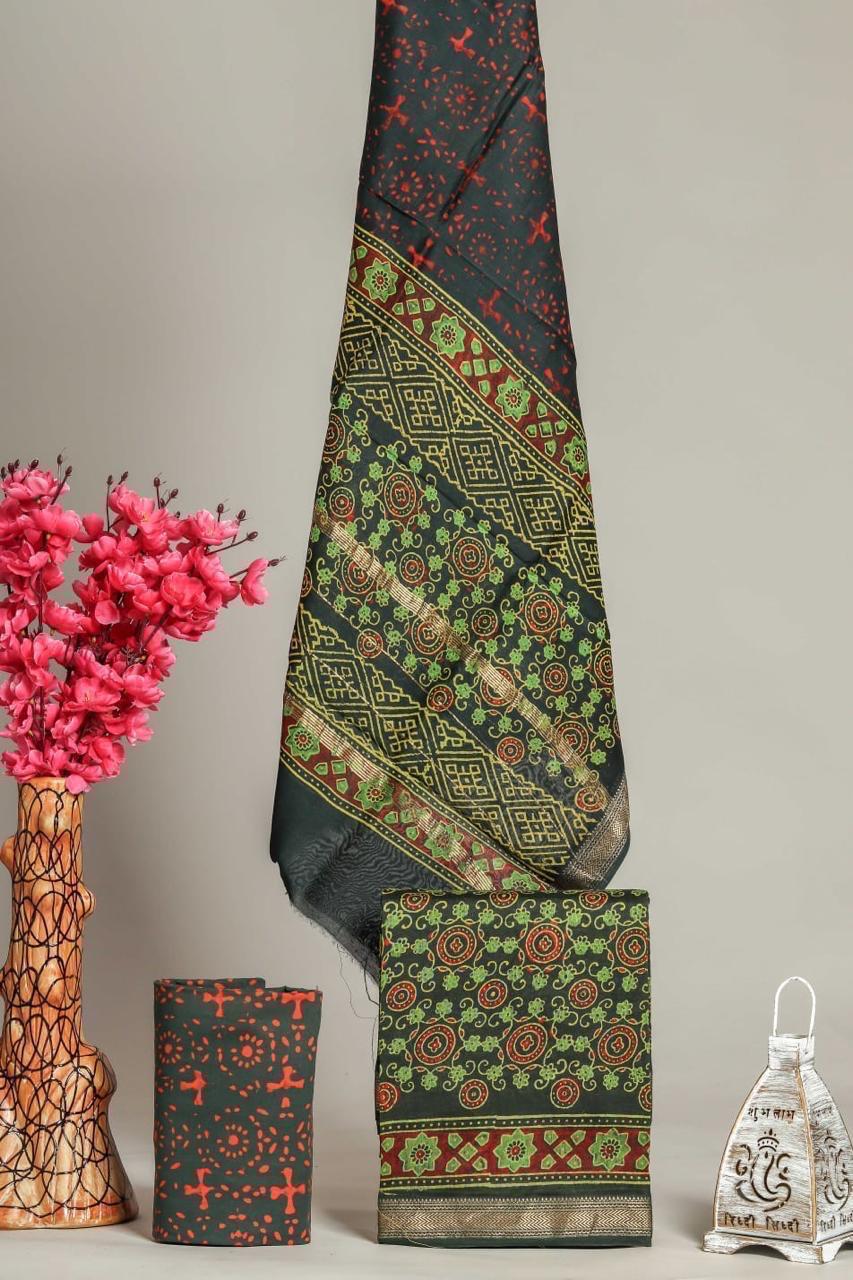 Maheshwari Silk Suit