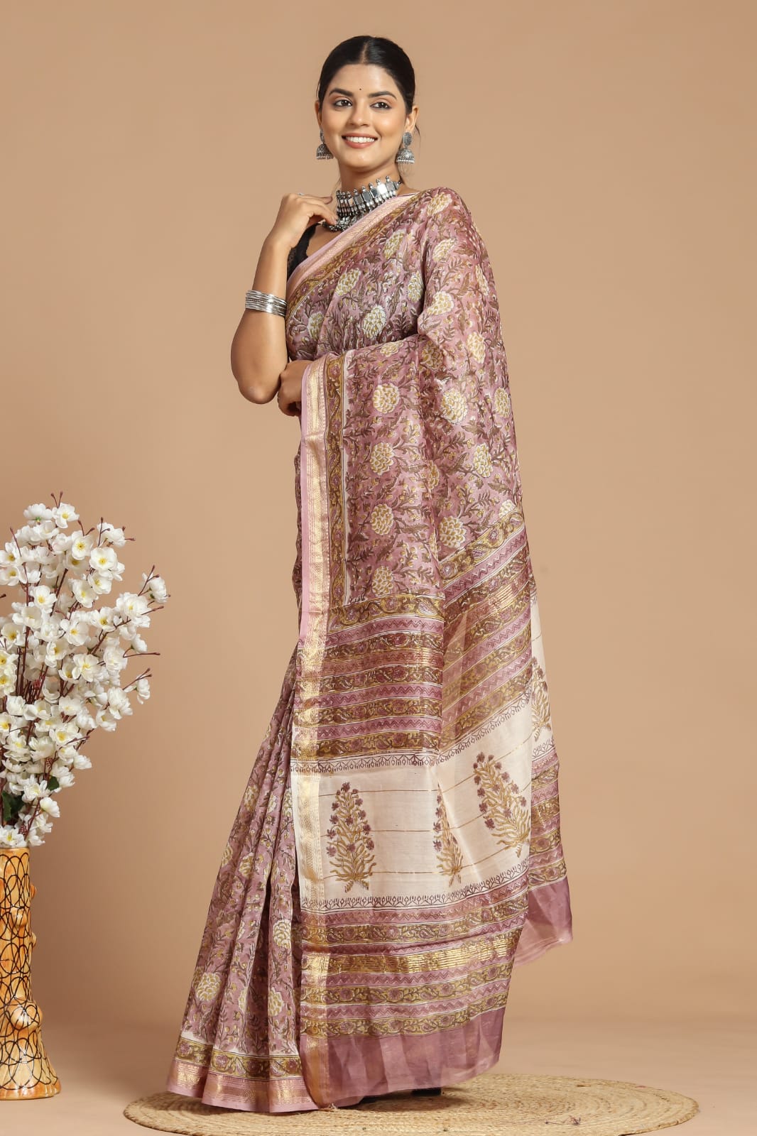 Maheshwari Silk Saree