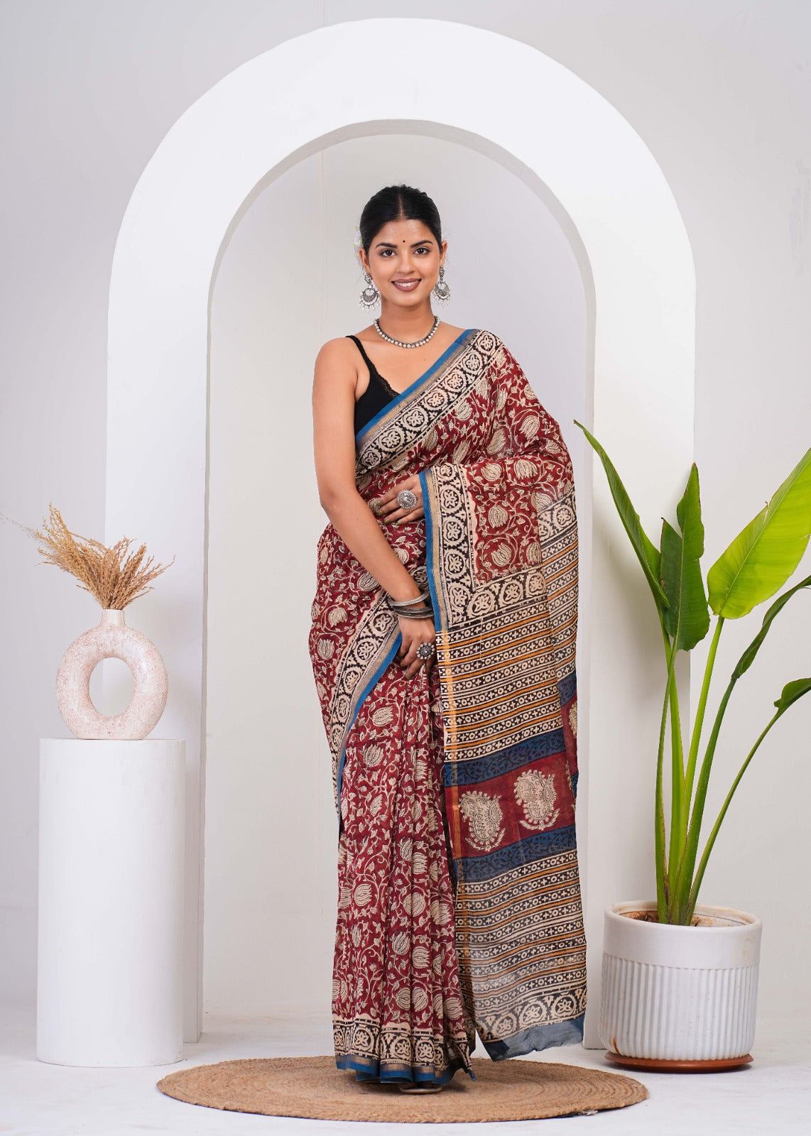 Maheshwari Silk Saree