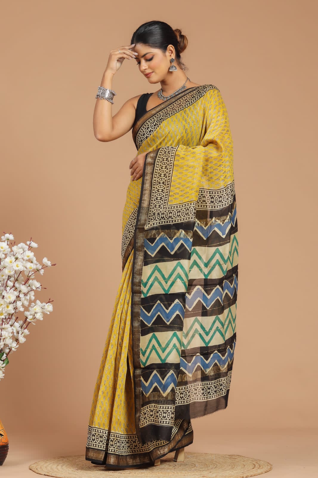Maheshwari Silk Saree
