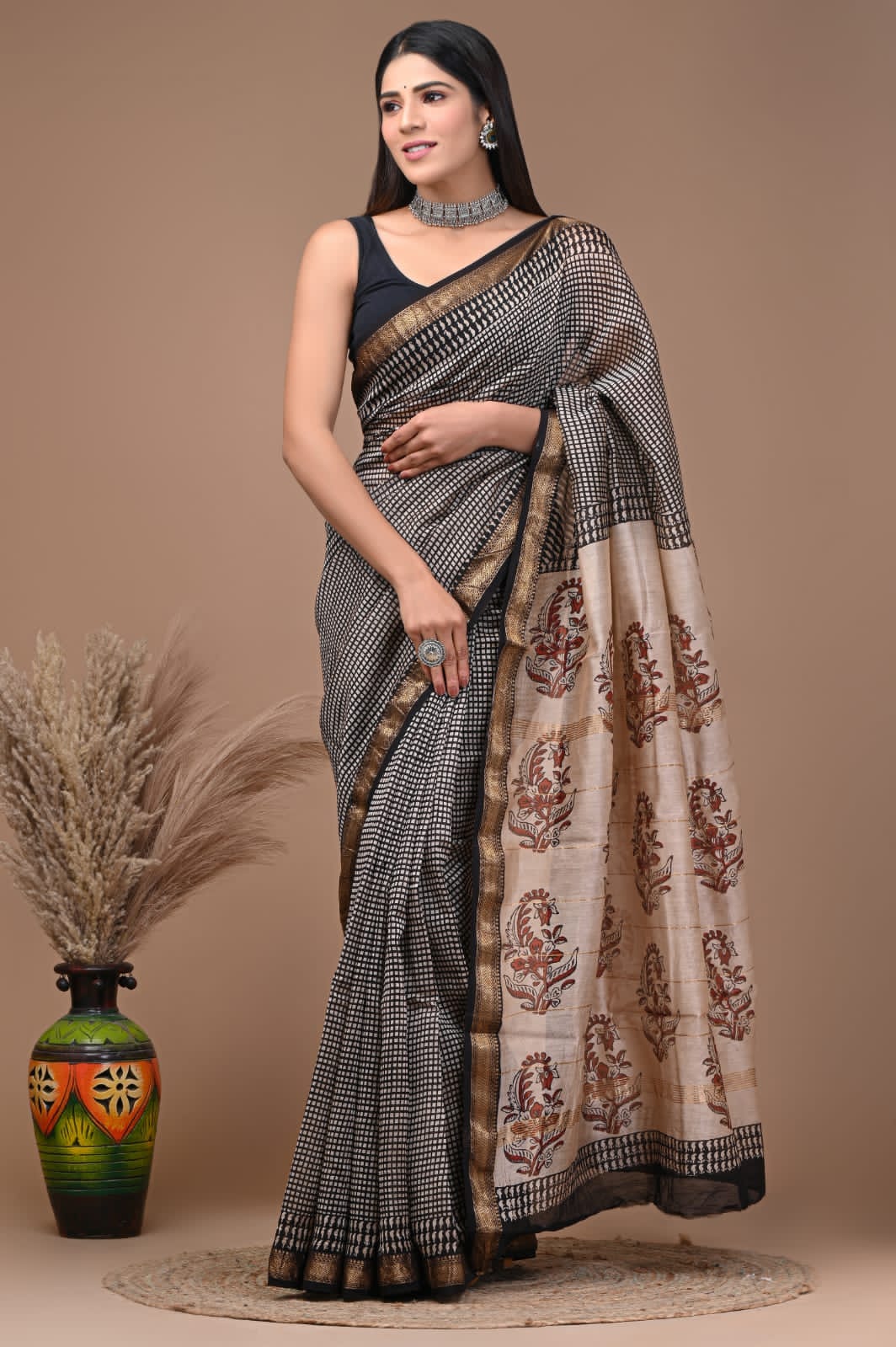 Maheshwari Silk Saree