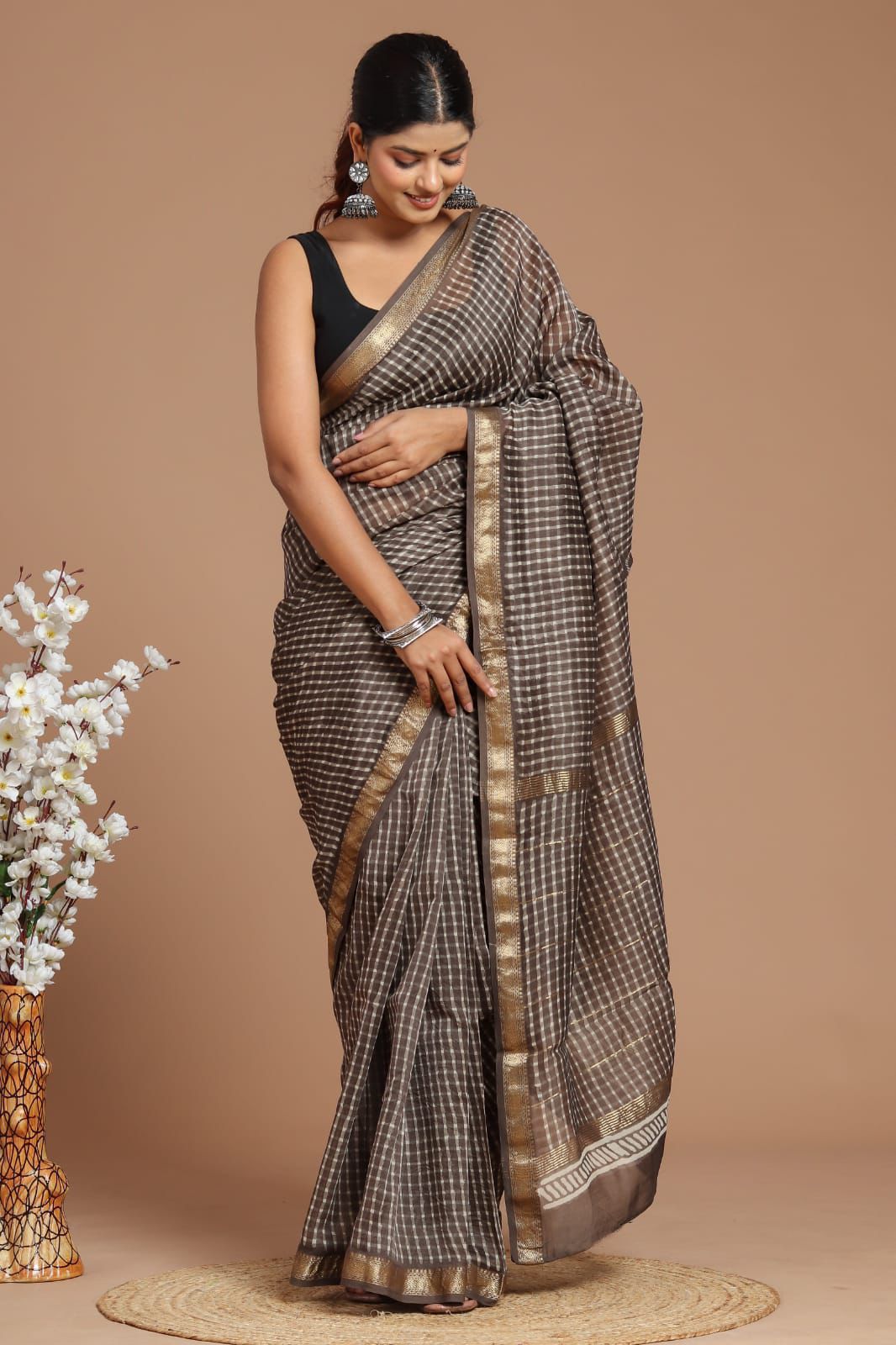 Maheshwari Silk Saree