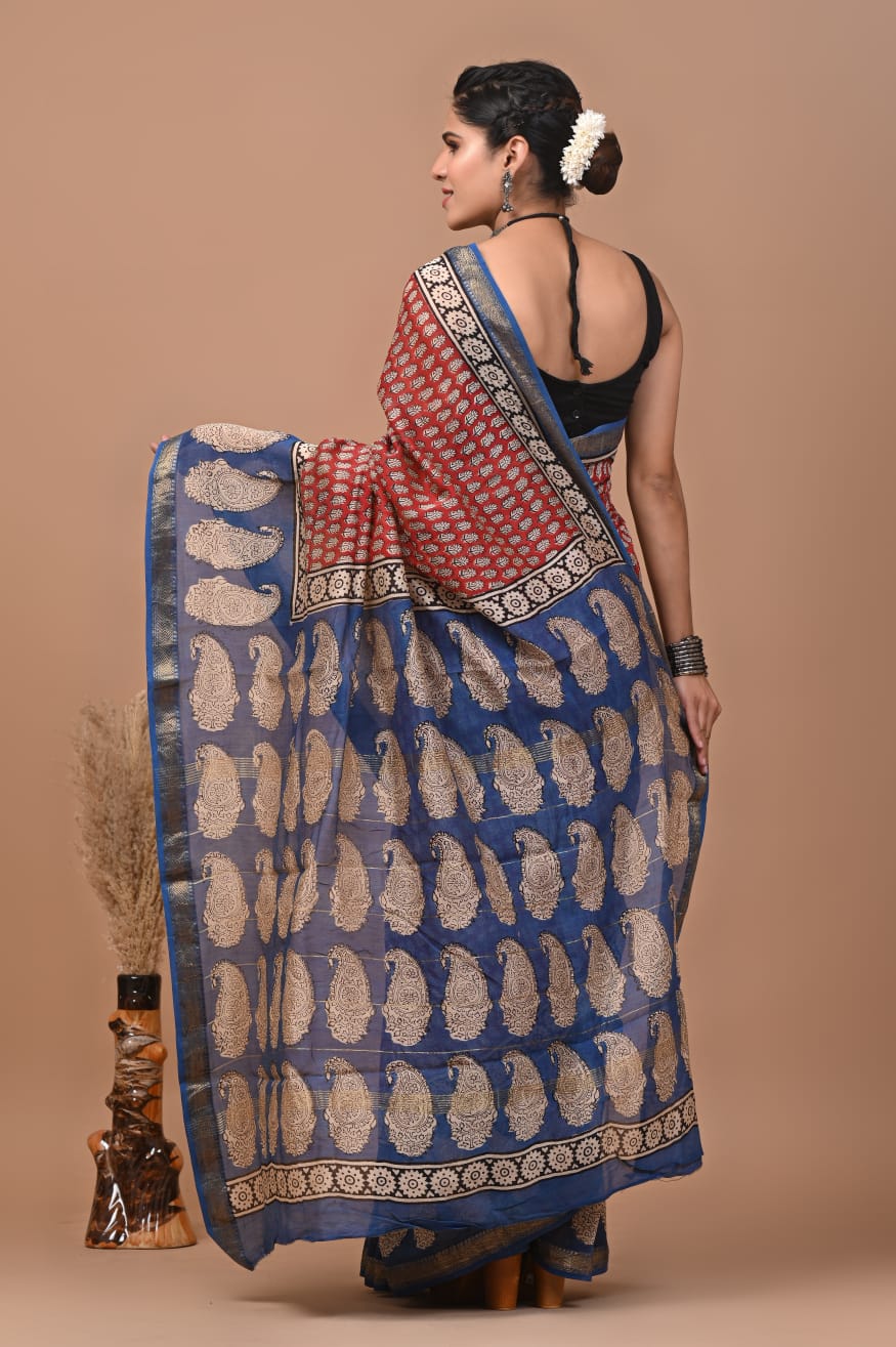 Maheshwari Silk Saree
