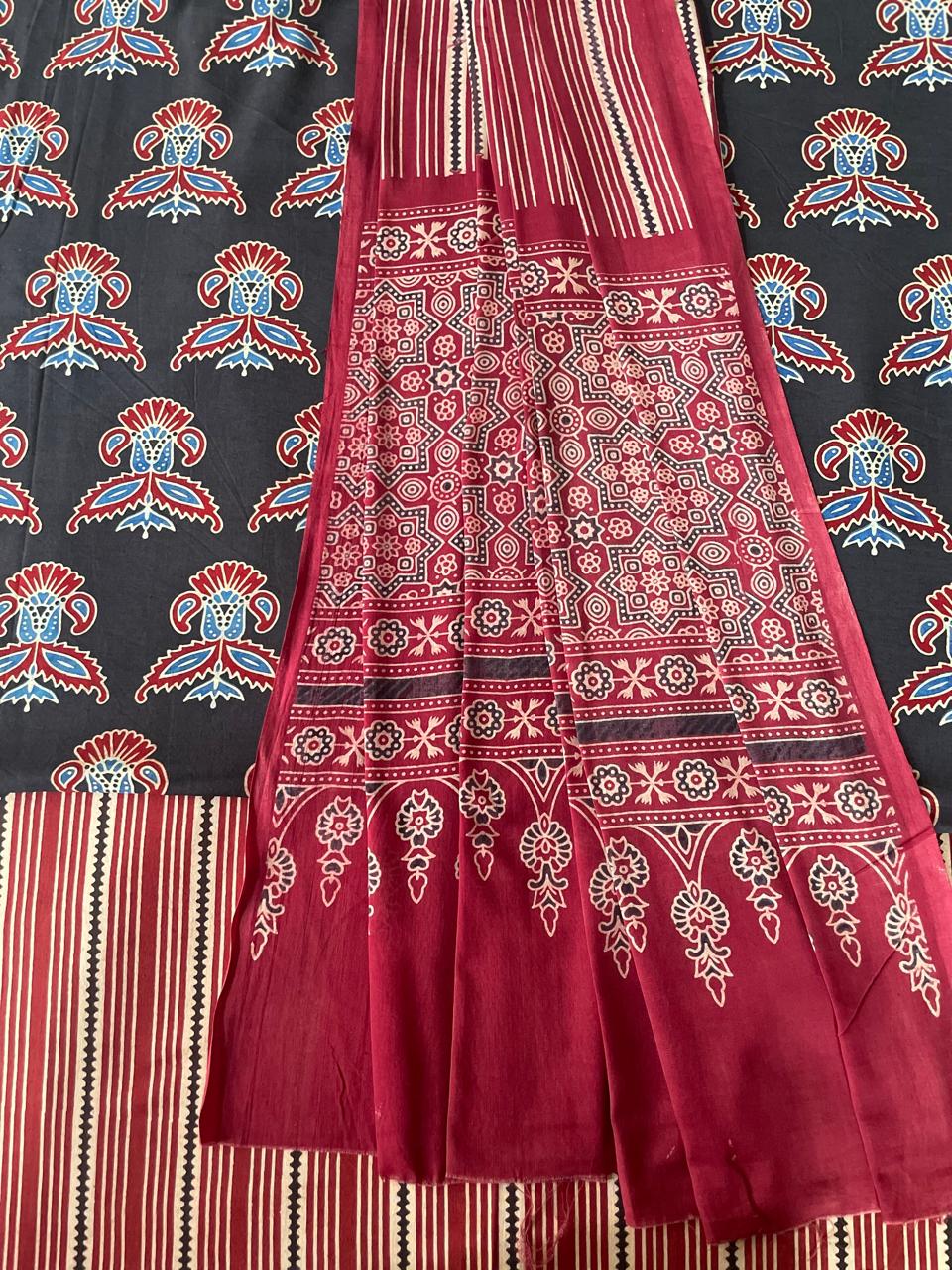 Ajrakh Suit