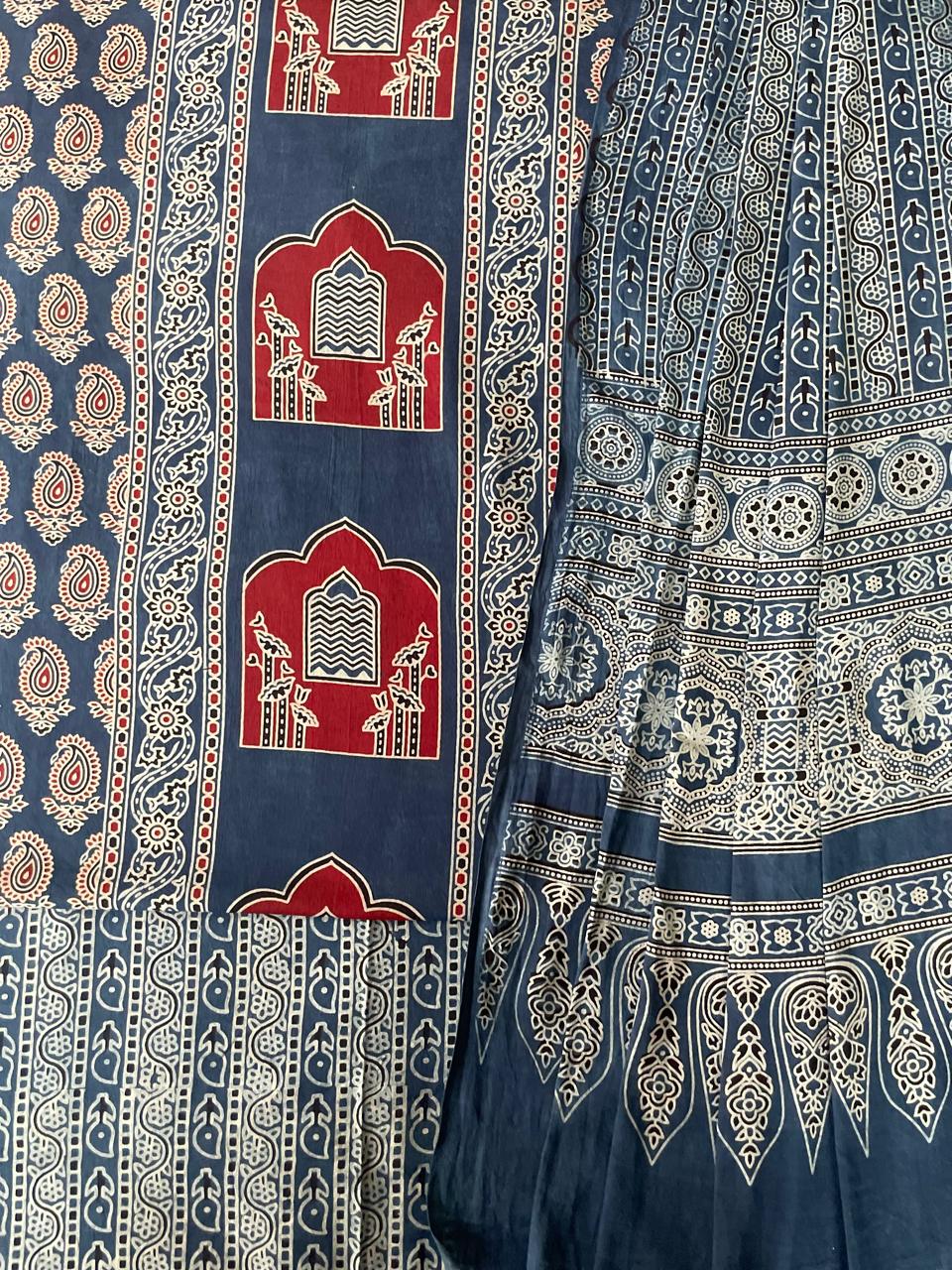 Ajrakh  Suit