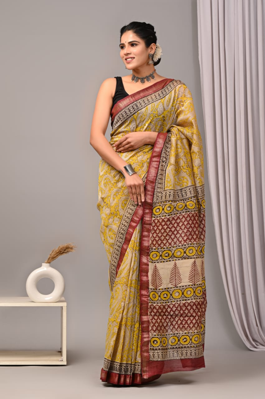 Maheshwari Silk Saree