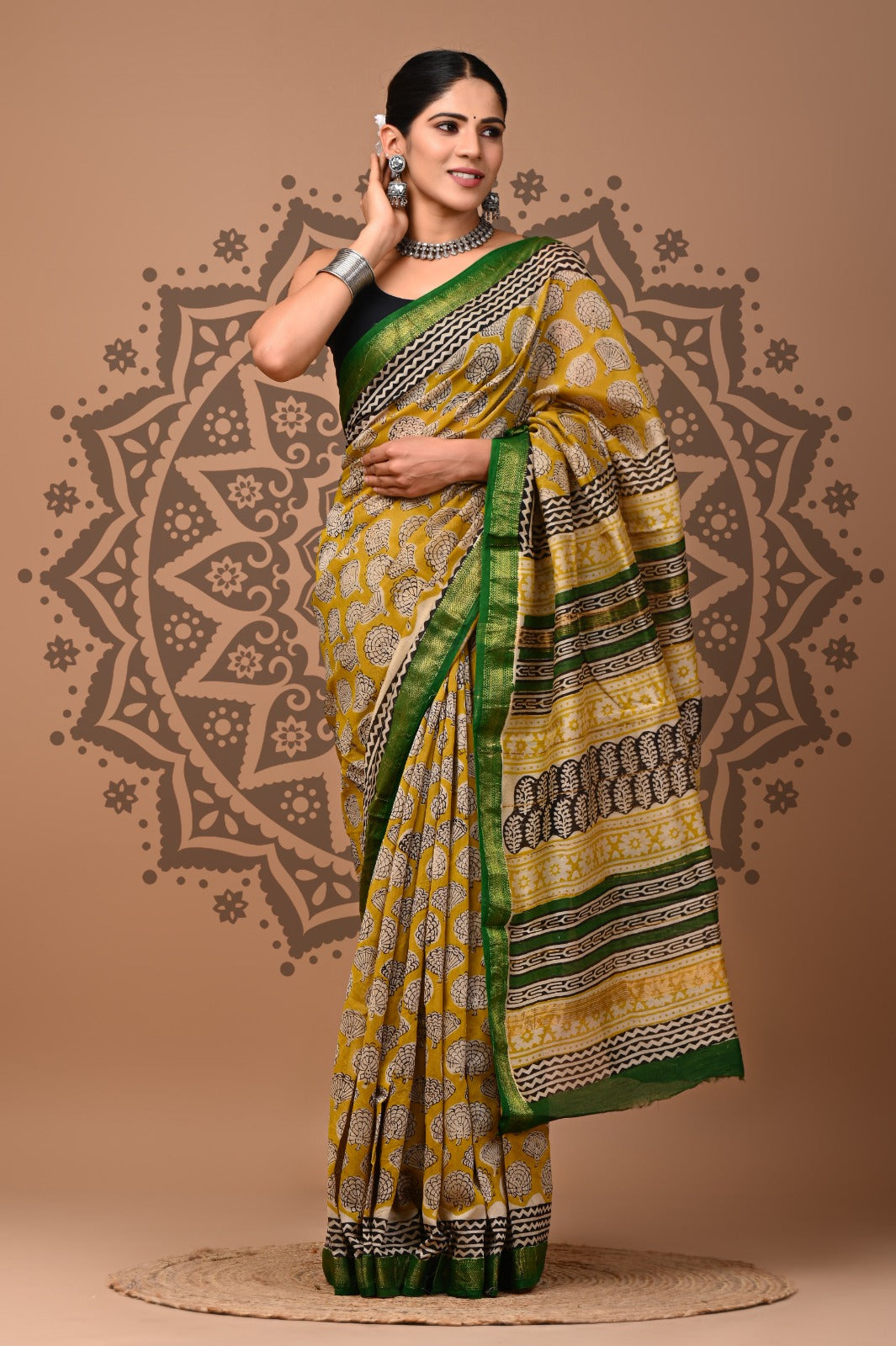 Maheshwari Silk Saree